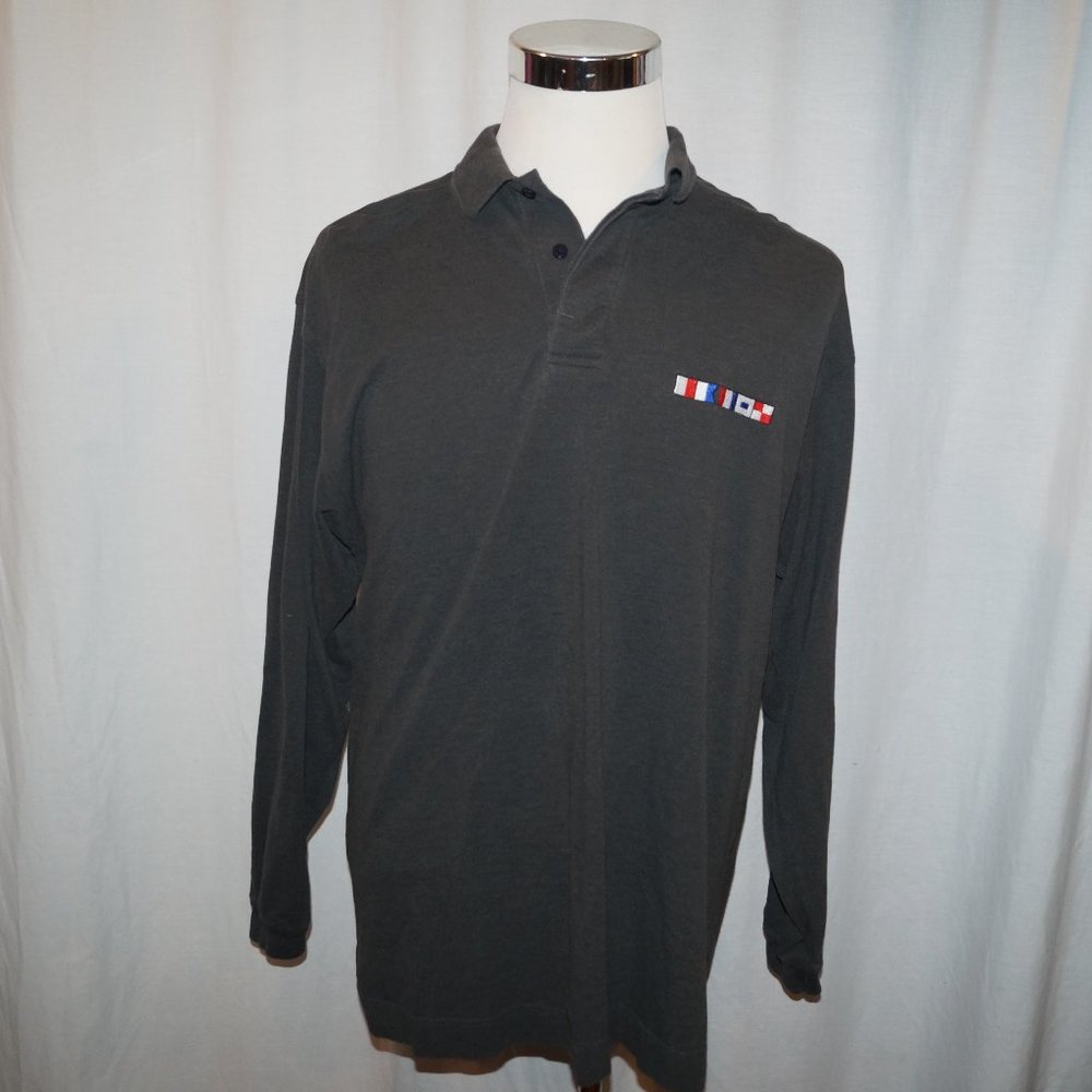 Cutter & Buck Long Sleeve Polo Golf Shirt Mens L